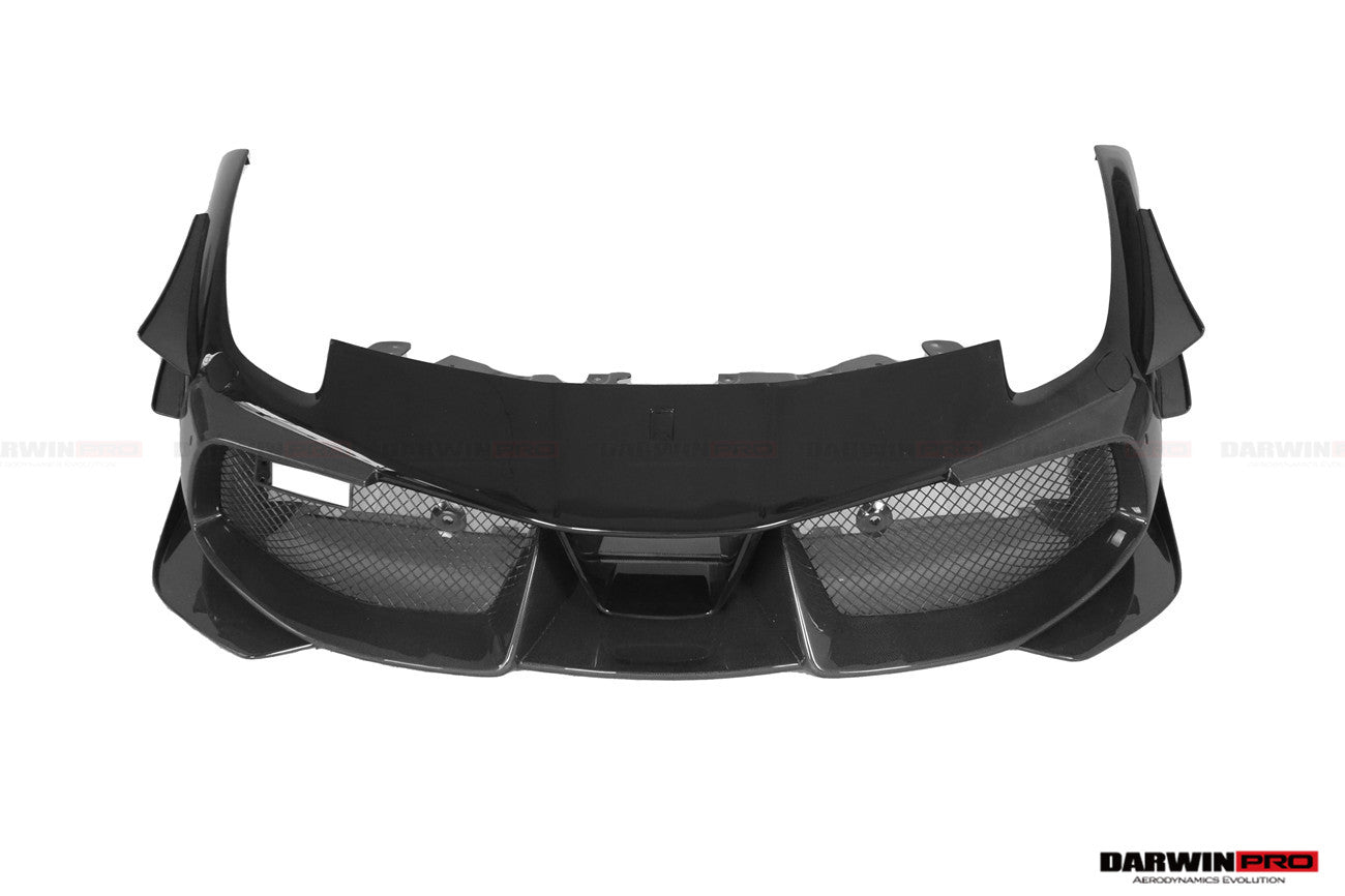 Parachoques delantero DarwinPRO estilo Módena para Ferrari 488 Challenge Evo 2015-2020 | Compatible con GTB y Spider