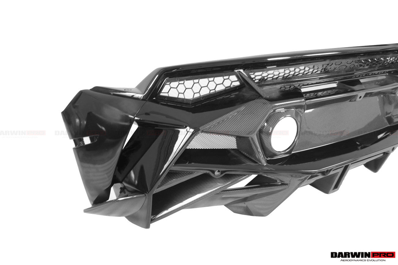Parachoques trasero DarwinPRO estilo BKSSII para Lamborghini Huracan LP610 y LP580 (2015-2019)