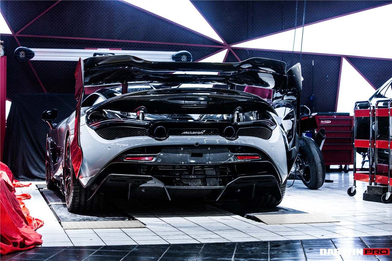 DarwinPRO 2017-2023 McLaren 720s BKSS Style Carbon Fiber Rear Diffuser