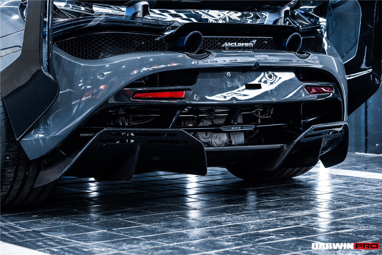 DarwinPRO 2017-2023 McLaren 720s BKSS Style Carbon Fiber Rear Diffuser