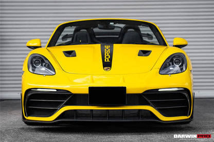 Parachoques delantero de fibra de carbono DarwinPRO 2016-2020 para Porsche 718 Cayman y Boxster Stuttmate