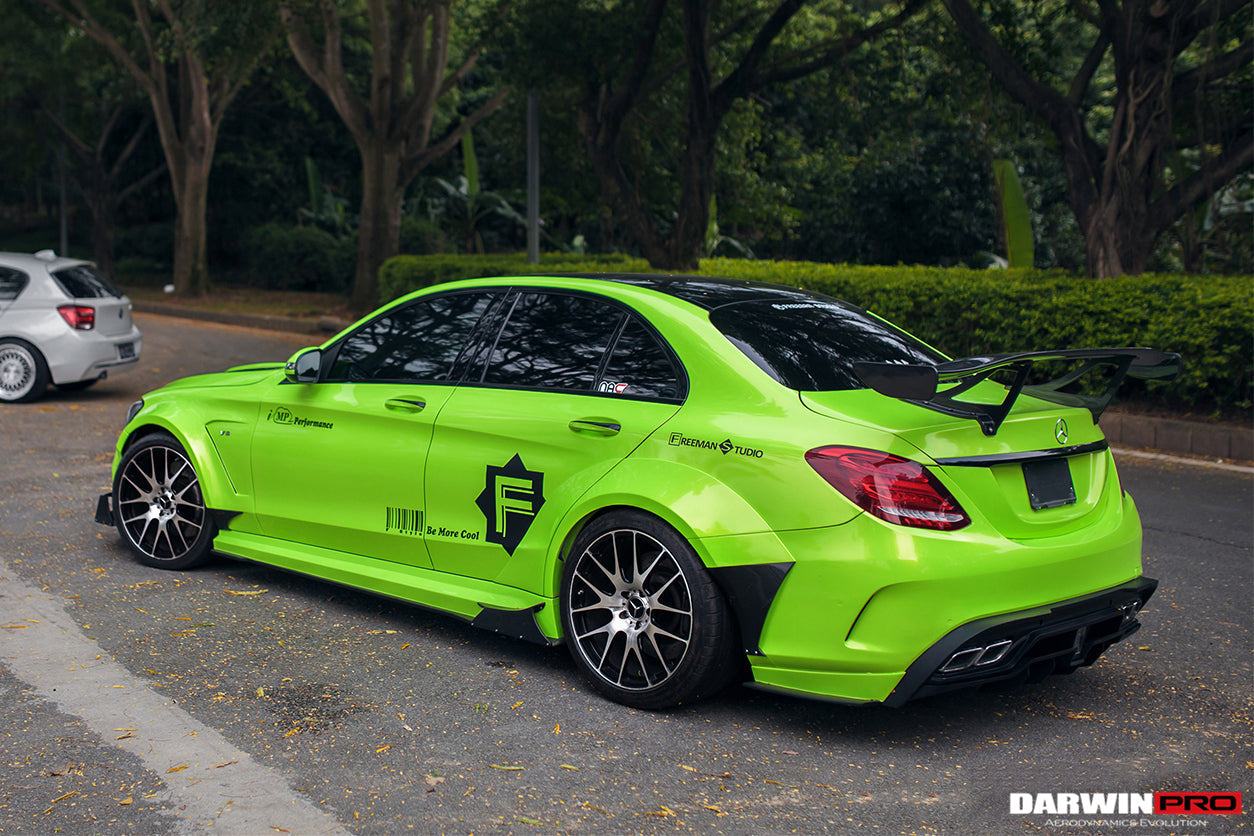 DarwinPRO 2015-2018 Mercedes Benz W205 C63 S AMG Sedan IMP Performance Carbon Fiber Rear Caps