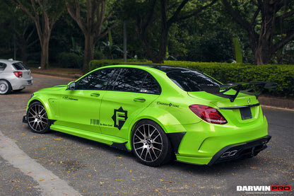 DarwinPRO 2015-2021 Mercedes Benz W205 C63 & S AMG Sedan IMP Performance Partial Carbon Fiber Full Body Kit