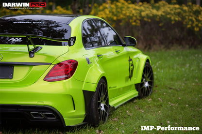 Alerón de maletero DarwinPRO de fibra de carbono de alto rendimiento para Mercedes Benz Clase C W205 Sedán IMP (2015-2021)