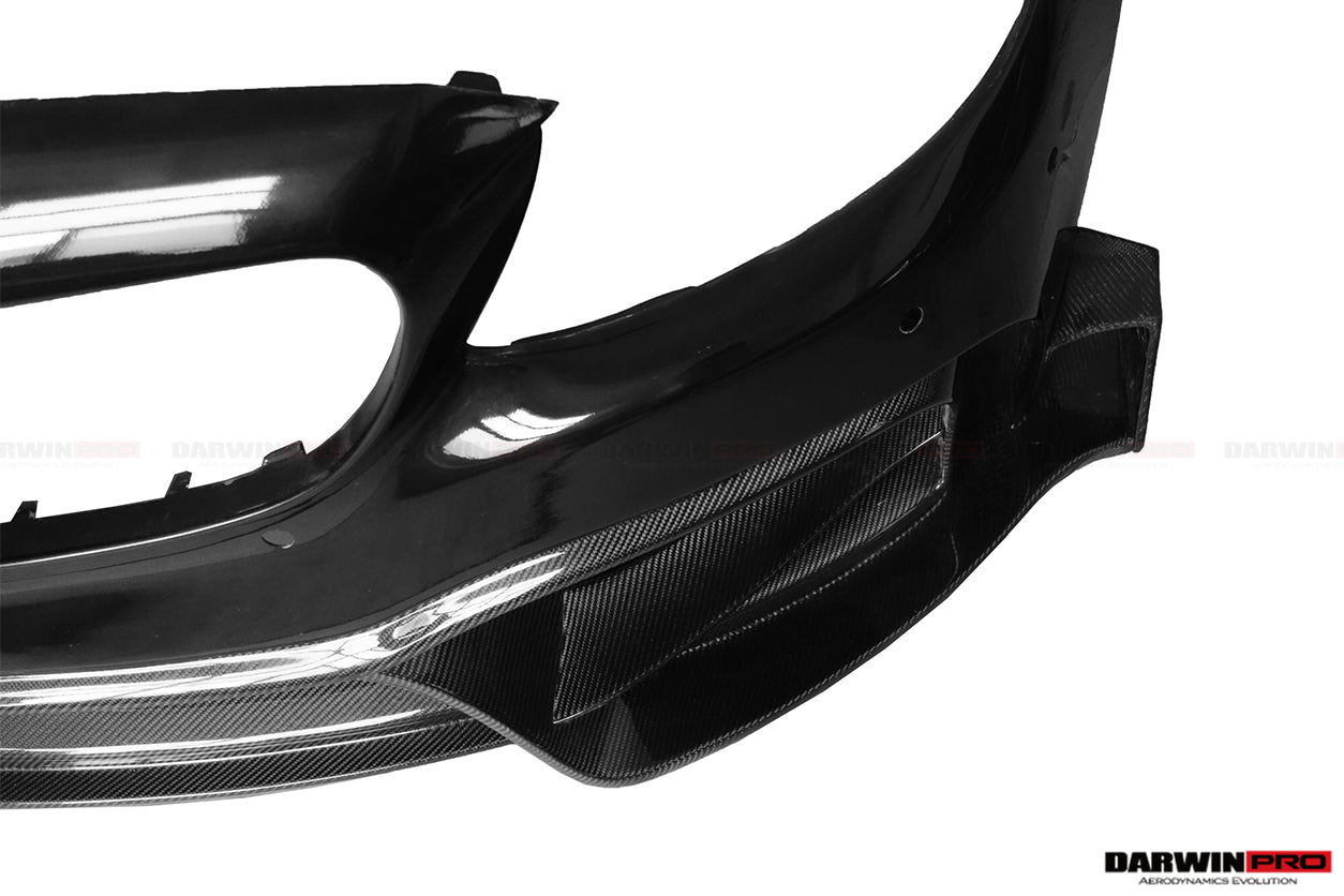 DarwinPRO 2015-2021 Mercedes Benz W205 C63 S AMG Sedan IMP Performance Partial Carbon Fiber front bumper