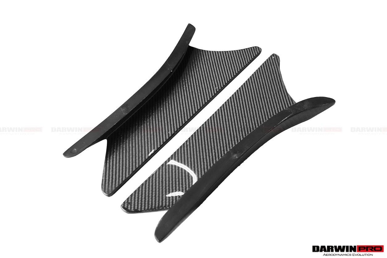 DarwinPRO 2015-2021 Mercedes Benz W205 C63 S AMG Sedan IMP Performance Carbon Fiber Rear Diffuser with Caps