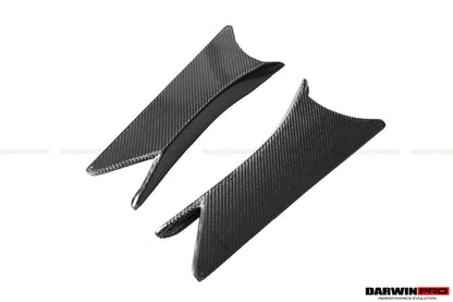 DarwinPRO 2015-2021 Mercedes Benz W205 C63 S AMG Sedan IMP Performance Carbon Fiber Rear Diffuser with Caps