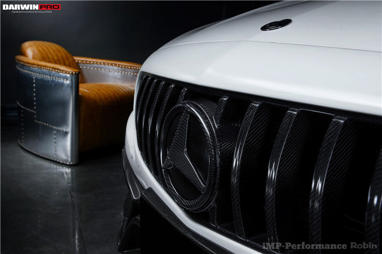 Parrilla de fibra de carbono DarwinPRO para Mercedes Benz W205 C63 y C653S AMG Coupé IMP (2015-2018)