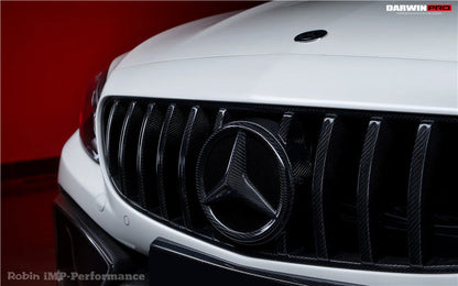 Parrilla de fibra de carbono DarwinPRO para Mercedes Benz W205 C63 y C653S AMG Coupé IMP (2015-2018)