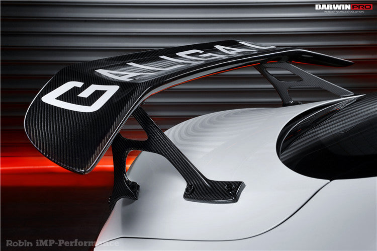 Alerón de maletero DarwinPRO de fibra de carbono de alto rendimiento para Mercedes Benz Clase C W205 Coupé IMP (2015-2021)