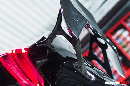 Alerón de maletero DarwinPRO de fibra de carbono de alto rendimiento para Mercedes Benz Clase C W205 Coupé IMP (2015-2021)