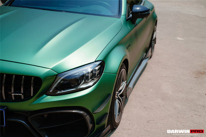 DarwinPRO 2015-2023 Mercedes Benz W205 C63 S AMG Coupe IMP Performance Partial Carbon Fiber Full Body Kit