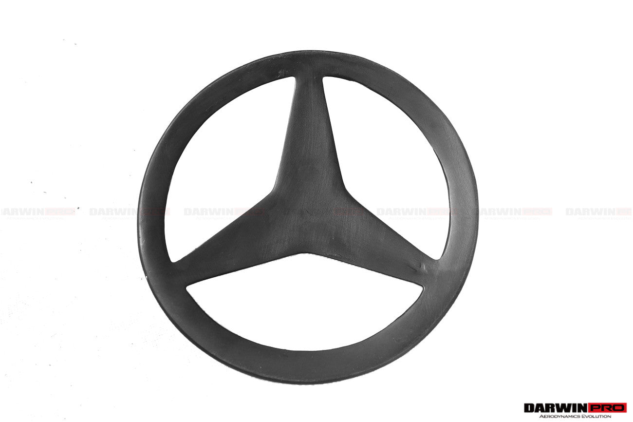 DarwinPRO 2015-2018 Mercedes Benz W205 C63 & C63S AMG Coupe IMP Carbon Fiber Grille LOGO Cover
