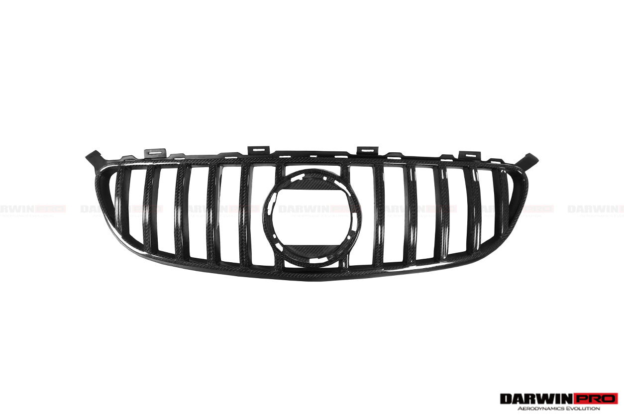 DarwinPRO 2015-2021 Mercedes Benz W205 C63 C63S AMG Coupe IMP Performance Partial Carbon Fiber Front Bumper With Grille & Canards