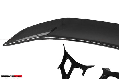 Alerón de maletero DarwinPRO de fibra de carbono de alto rendimiento para Mercedes Benz Clase C W205 Coupé IMP (2015-2021)