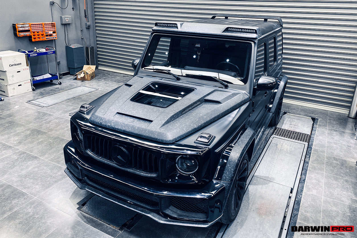 DarwinPRO 2019-2025 Mercedes Benz W464 | W465 G Wagon IMP Alerón de techo delantero de alto rendimiento | Compatible con G500, G550 y G63 AMG