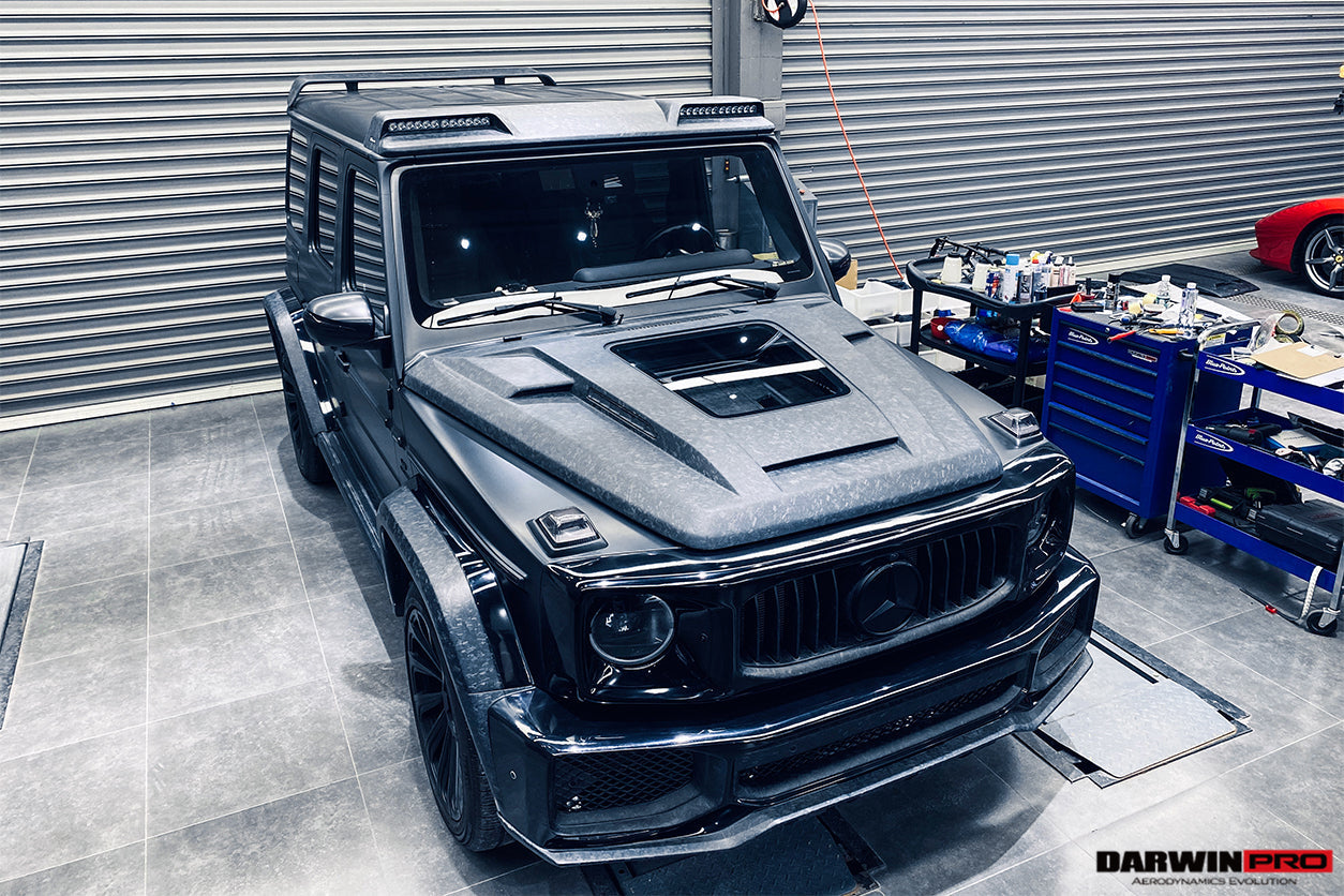 DarwinPRO 2019-2025 Mercedes Benz W464 | W465 G Wagon IMP Alerón de techo delantero de alto rendimiento | Compatible con G500, G550 y G63 AMG