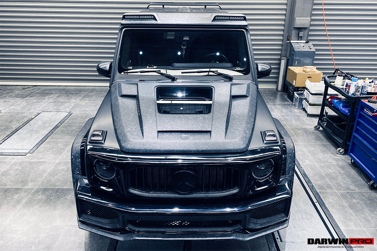 DarwinPRO 2019-2025 Mercedes Benz W464 | W465 G Wagon IMP Alerón de techo delantero de alto rendimiento | Compatible con G500, G550 y G63 AMG