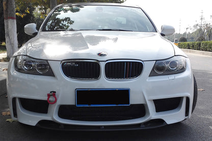 Parachoques delantero DarwinPRO 2008-2012 BMW Serie 3 E90 LCI estilo 1M con divisor de labios
