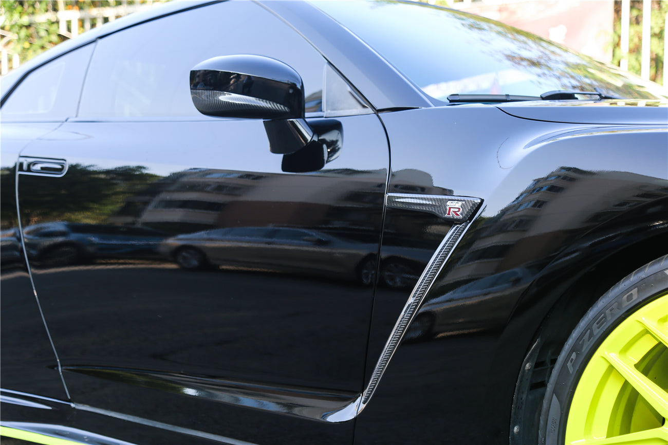 Ventilaciones de guardabarros de fibra de carbono DarwinPRO | Nissan GTR R35 2008-2023