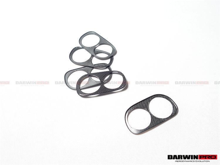DarwinPRO 2010-2015 Ferrari 458 Coupe Spider Speciale Dry Carbon Fiber Light Switch Cover