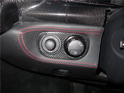 DarwinPRO 2010-2015 Ferrari 458 Coupe Spider Speciale Dry Carbon Fiber Light Switch Cover