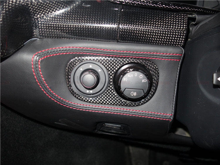 DarwinPRO 2010-2015 Ferrari 458 Coupe Spider Speciale Dry Carbon Fiber Light Switch Cover
