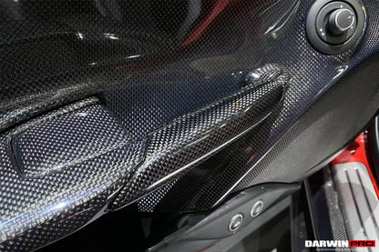 DarwinPRO Carbon Fiber Door Handle Interior | 2015-2020 Ferrari 488 GTB & Spider