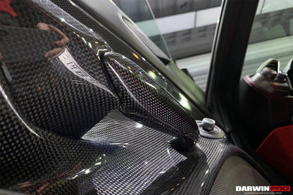 DarwinPRO Carbon Fiber Door Handle Interior | 2015-2020 Ferrari 488 GTB & Spider