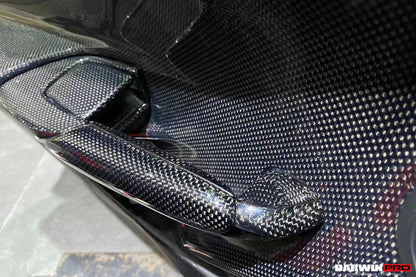 DarwinPRO Carbon Fiber Door Handle Interior | 2015-2020 Ferrari 488 GTB & Spider