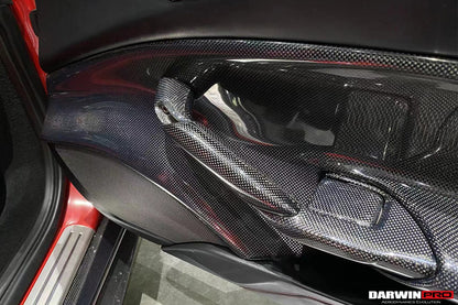 DarwinPRO Carbon Fiber Door Handle Interior | 2015-2020 Ferrari 488 GTB & Spider