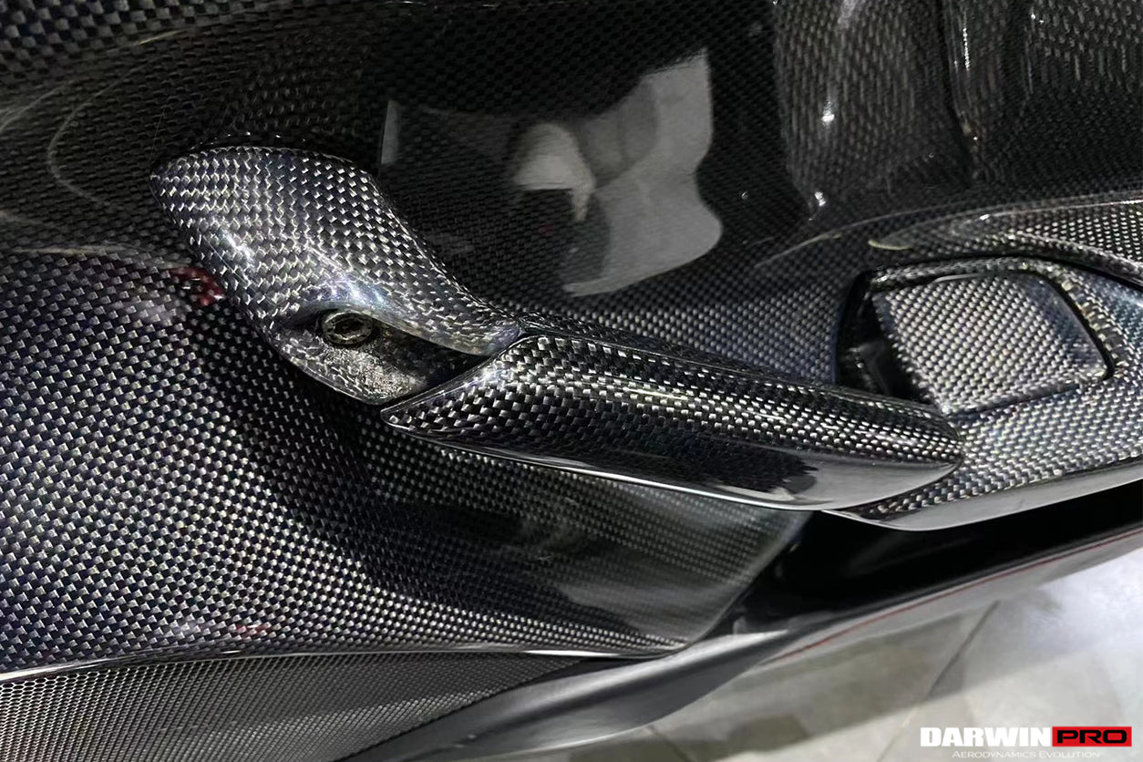 DarwinPRO Carbon Fiber Door Handle Interior | 2015-2020 Ferrari 488 GTB & Spider