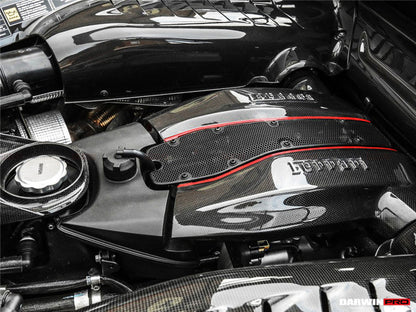 DarwinPRO 2015-2020 Ferrari 488 GTB & Spider Autoclave Carbon Fiber Engine Cover Replacement