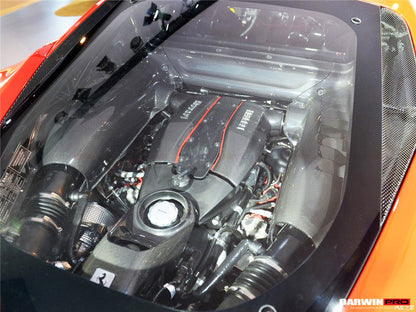 DarwinPRO 2015-2020 Ferrari 488 GTB & Spider Autoclave Carbon Fiber Engine Cover Replacement