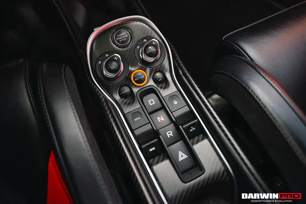 DarwinPRO 2015-2021 McLaren 540c 570s 570gt 600lt Dry Carbon Fiber Interiors (6pcs)