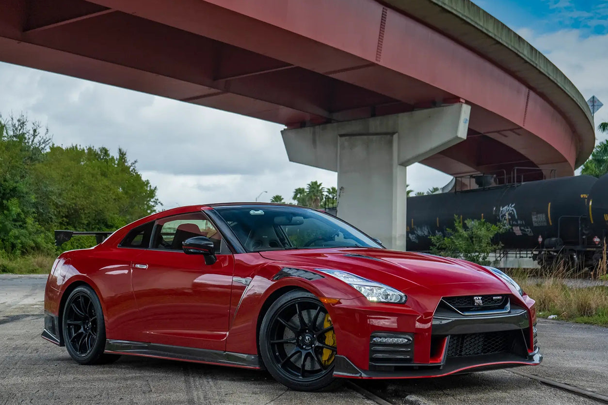 DarwinPRO 2017-2023 Nissan GTR R35 EBA Nismo 1:1 OE Carbon Fiber Front Lip - For Original NISMO Only