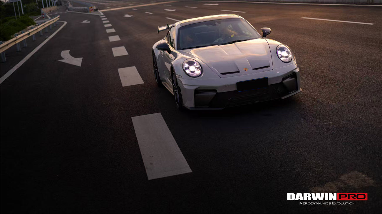 DarwinPRO 2019-2024 Porsche 911 992.1 Carrera &amp; S &amp; 4 &amp; 4S &amp; Targa &amp; Turbo S Convert 992.2 Facelift GT3 Style Hood