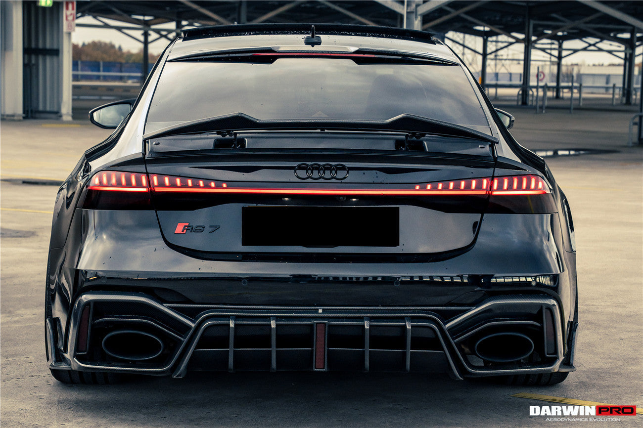 DarwinPRO 2019-2025 Audi RS6 Avant C8 RS7 C8 Quattro IMP Design Rear Diffuser