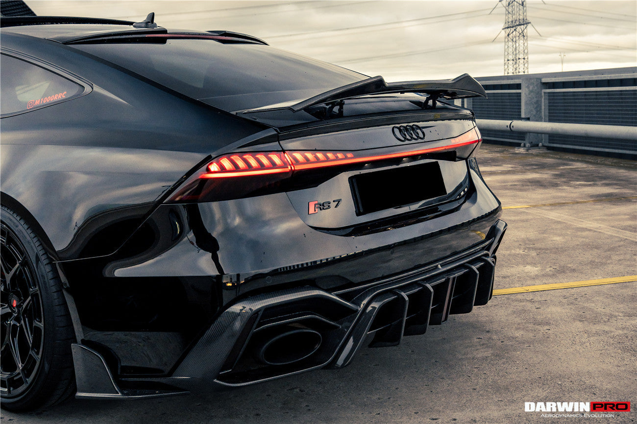DarwinPRO 2019-2025 Audi RS6 Avant C8 RS7 C8 Quattro IMP Design Rear Diffuser