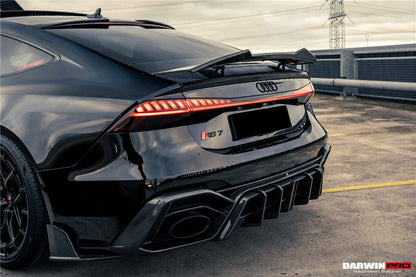 DarwinPRO 2019-2025 Audi RS6 Avant C8 RS7 C8 Quattro IMP Design Rear Diffuser