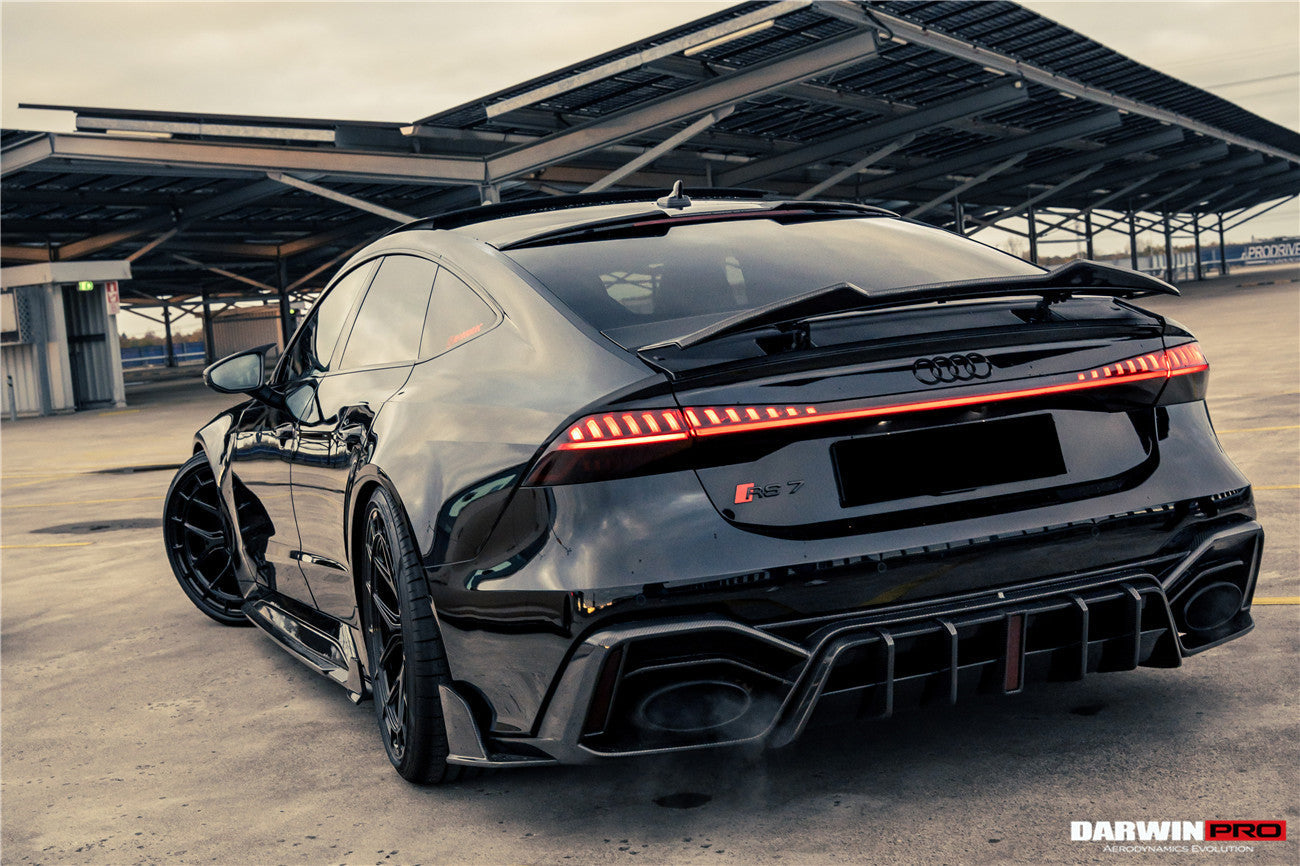 DarwinPRO 2019-2025 Audi RS6 Avant C8 RS7 C8 Quattro IMP Design Rear Diffuser
