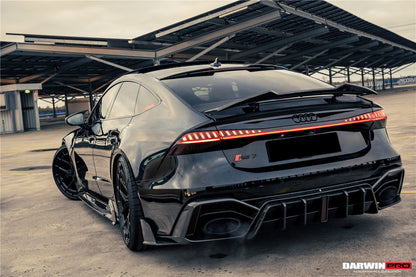 DarwinPRO 2019-2025 Audi RS6 Avant C8 RS7 C8 Quattro IMP Design Rear Diffuser