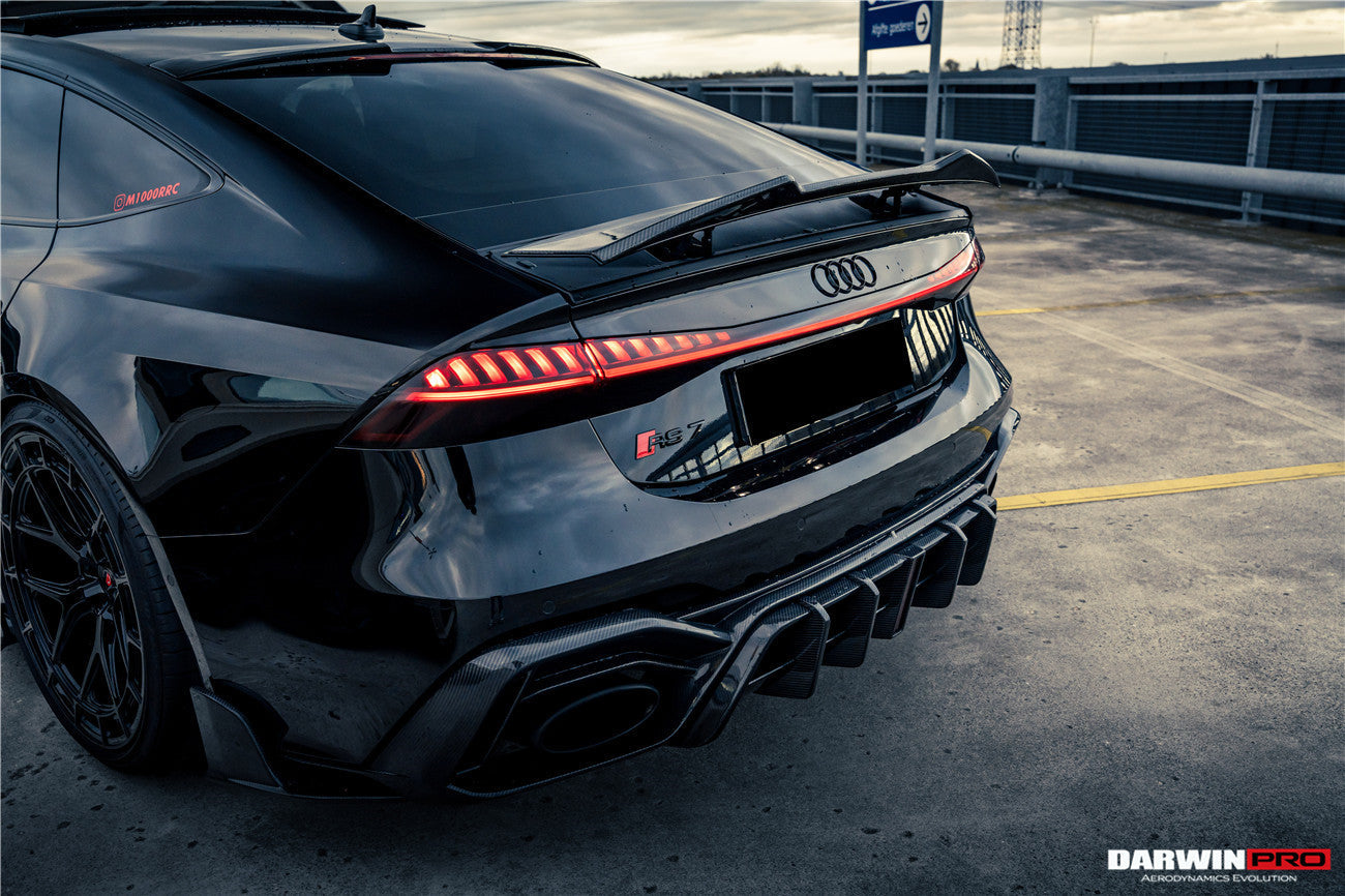 DarwinPRO 2019-2025 Audi RS6 Avant C8 RS7 C8 Quattro IMP Design Rear Diffuser