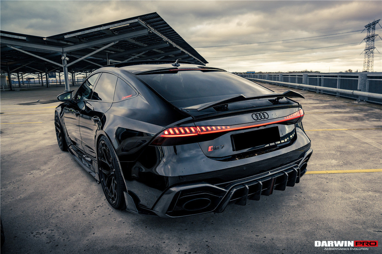 DarwinPRO 2019-2025 Audi RS6 Avant C8 RS7 C8 Quattro IMP Design Rear Diffuser