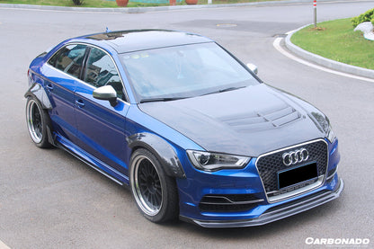 DarwinPRO 2013-2016 Audi S3 A3 Sline 8V.1 Sedan and Sportback BKSS Style Front Lip