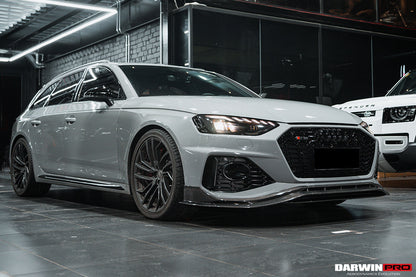 Faldón delantero de fibra de carbono estilo DarwinPRO BKSS | Audi RS4 B9.5 2020-2024