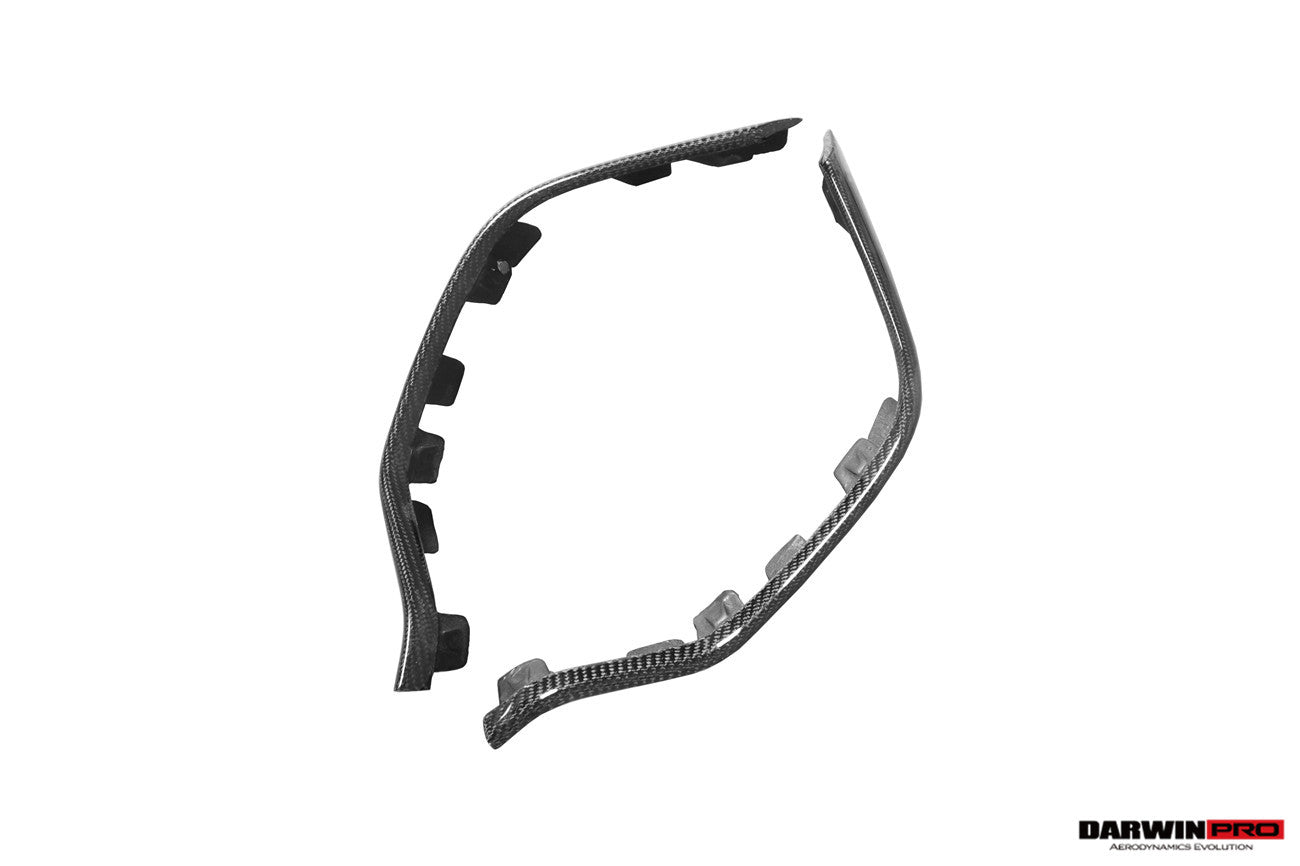 DarwinPRO Carbon Fiber Rear Diffuser Trim Lip | 2017-2024 Audi RS4 B9
