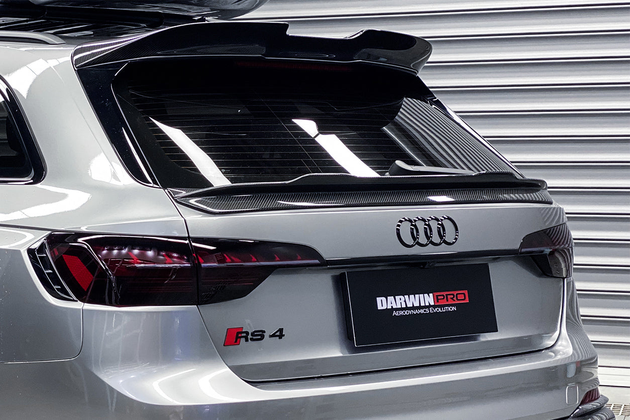 Alerón trasero DarwinPRO estilo BKSS para maletero | Audi RS4 B9 B9.5 y S4 B9 B9.5 (2017-2024)