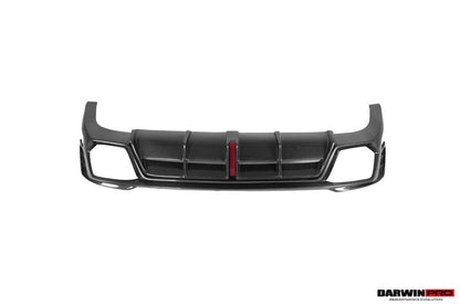 Difusor trasero DarwinPRO 2017-2024 Audi RS4 B9 estilo BKSS con aletas