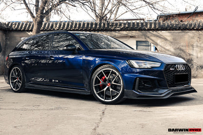 Faldones laterales DarwinPRO 2017-2024 Audi RS4 B9 estilo BKSS debajo del tablero